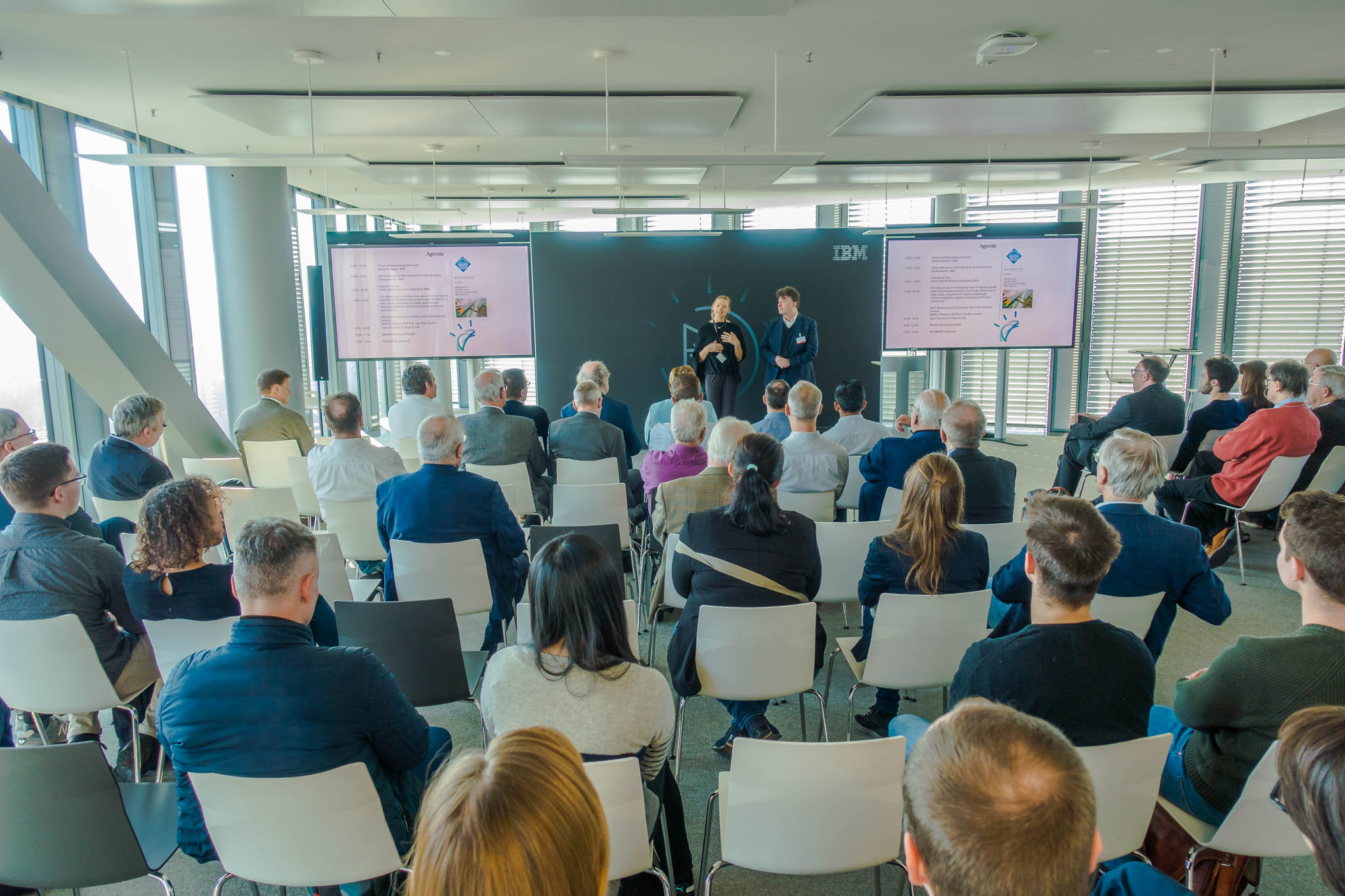 Eröffnung des Mitgliederevents im IBM Watson Center
